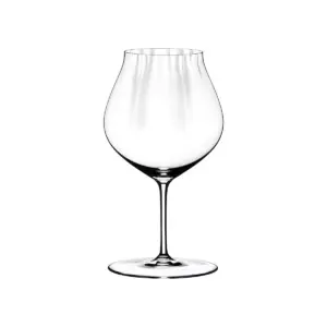 Riedel 29 Ounce Performance Pinot Noir Clear Crystal Wine Glass Set for Light Bodied Wines with Microfiber Polishing Cloth, (2 Pack)