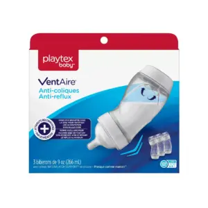 Playtex Baby VentAire Anti-Colic Baby Bottles - 9oz - 3pk