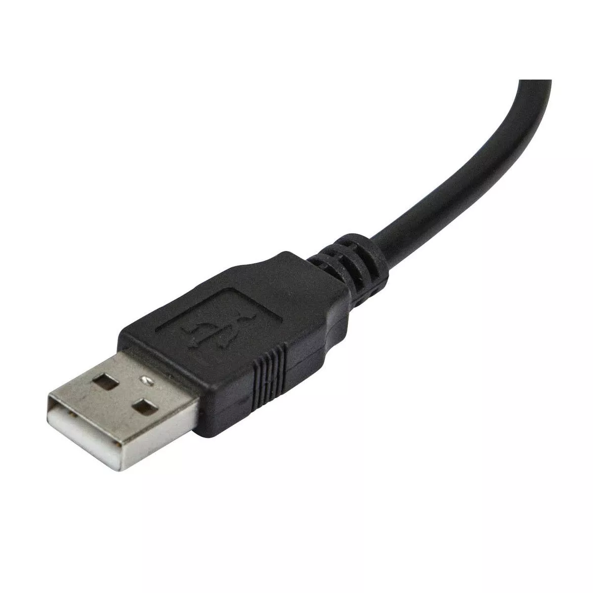 Monoprice PS/2 Keyboard/Mouse to USB Converter Adapter, Black