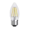 General Electric 2pk 60W Relax Deco BM Clear LED Light Bulb White
