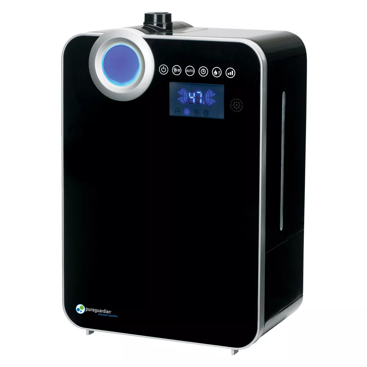 Pureguardian 120-Hour Elite Ultrasonic Warm and Cool Mist with Digital Smart Mist Sensor Humidifier H8000B