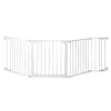 KidCo Auto Close Configure Baby Gate with 9" Extension (Total Width up to 89") - White