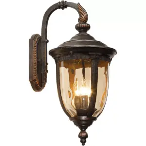 John Timberland Vintage Outdoor Wall Light Fixture Bronze Metal 20 1/2