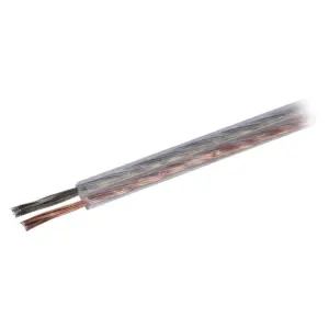 Philips 100' Speaker Wire - Clear