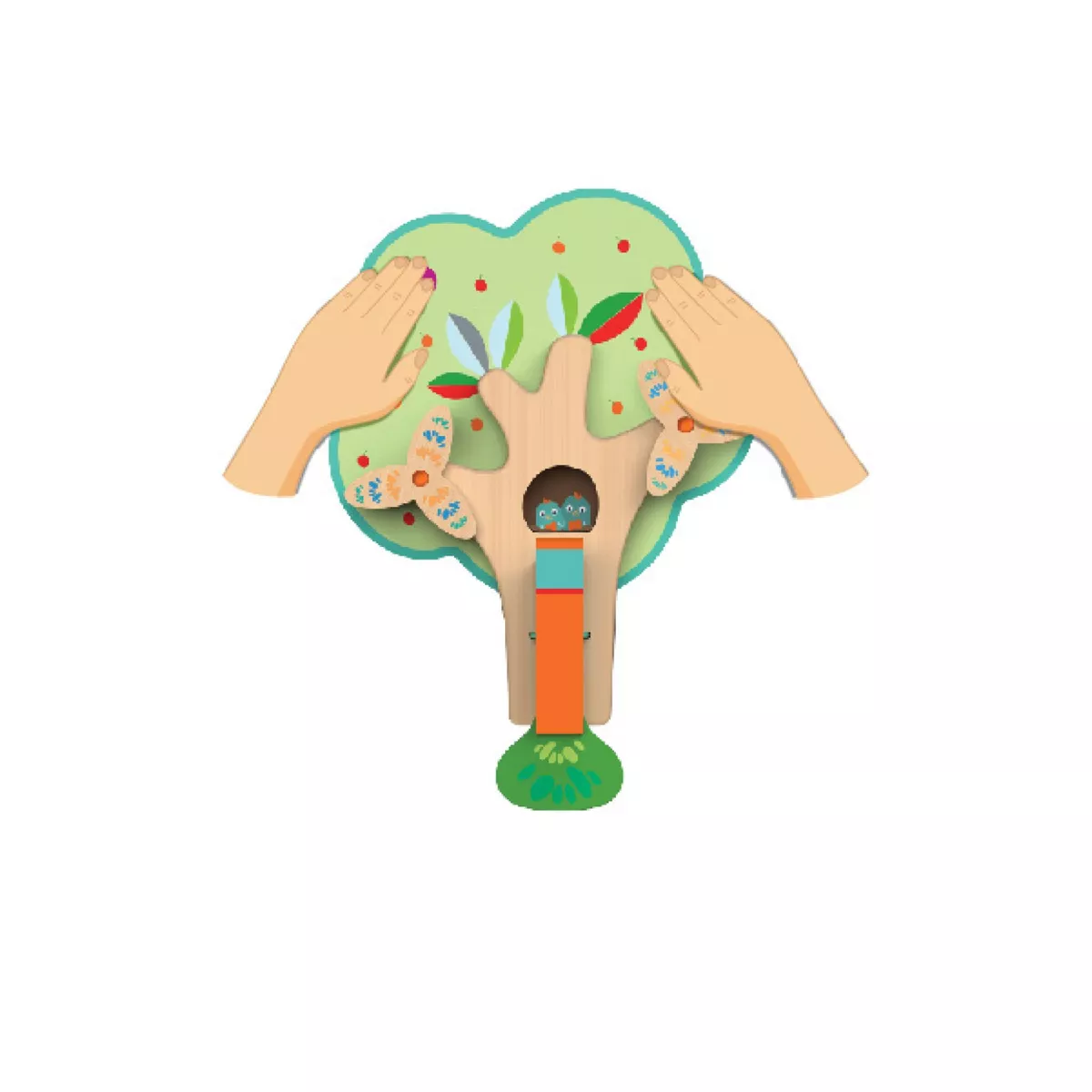Oribel Vertiplay Busy Woodpecker Learning Toy
