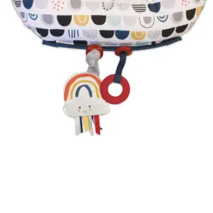 Boppy Tummy Time Prop Pillow - Black White Rainbow