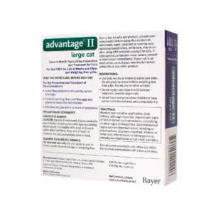 Bayer Advantage II Topical Flea Prevention and Treatment - Large Cats - 4pk