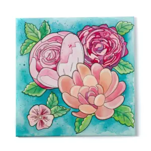 Faber-Castell Paint by Number Watercolor Set - Bold Floral