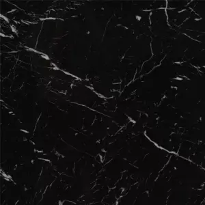 Edith Rectangular Dining Table Faux Marble Black - CosmoLiving by Cosmopolitan