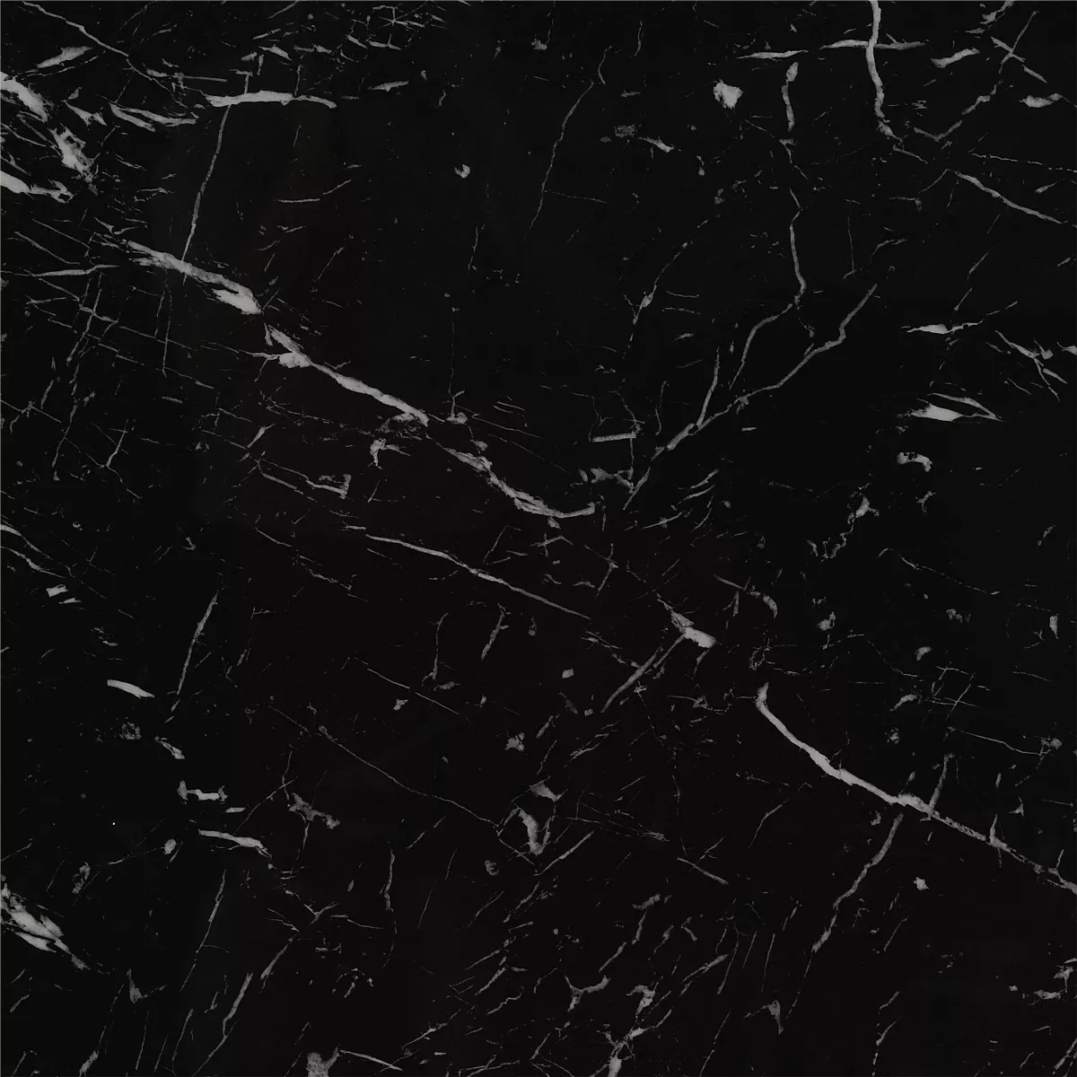 Edith Rectangular Dining Table Faux Marble Black - CosmoLiving by Cosmopolitan