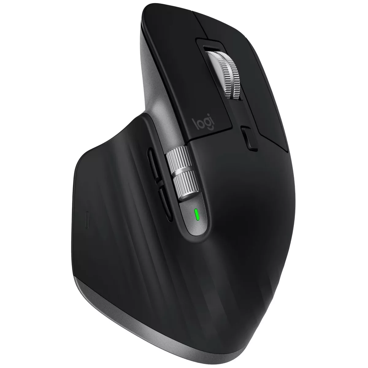 Logitech MX Master 3 for Mac - Darkfield - Wireless - Bluetooth - Space Gray - 4000 dpi - Thumbwheel, Scroll Wheel - 7 Button(s)