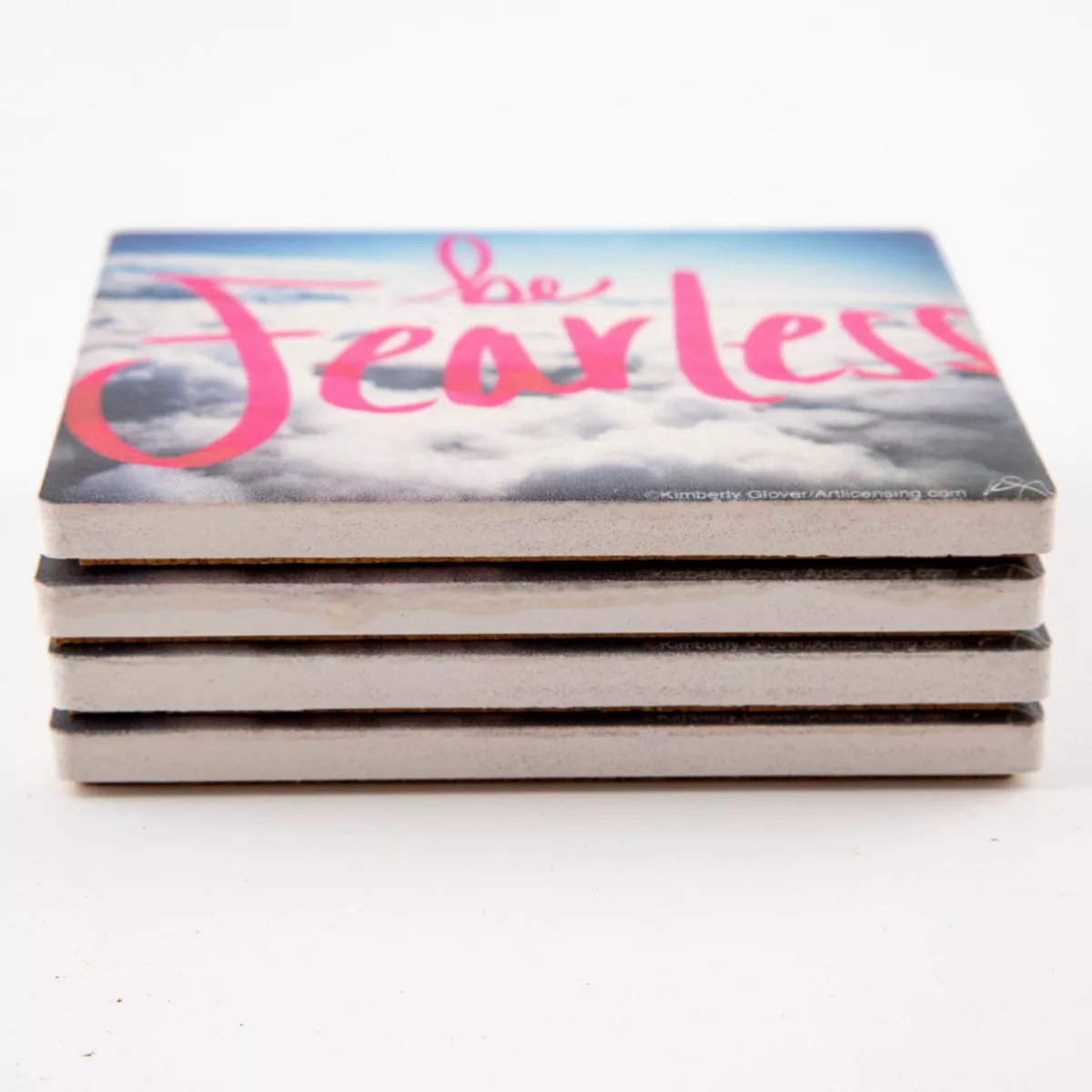 Thirstystone Be Fearless Coaster Set of 4