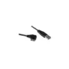 StarTech 0.5m 20in Slim Micro USB 3.0 Cable - M/M-USB 3.0 A to Right-Angle Mic USB3AU50CMRS