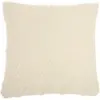 18"x18" Life Styles Chevron Loops Square Throw Pillow Off White - Mina Victory