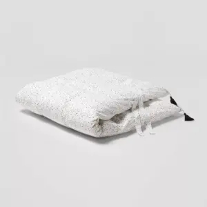 Twin Decorative Dot Print Chaise Lounge Pillow Cream - Opalhouse™