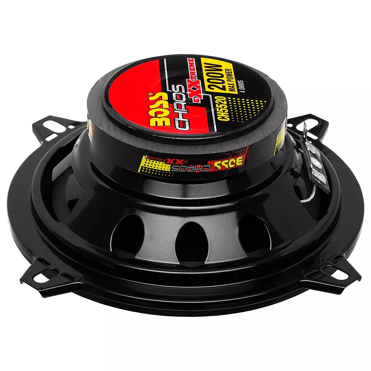 BOSS CH5520 5.25 Inch 2-Way 100W Full Range Woofer Tweeter Chaos Exxtreme Car Audio Speakers (Set of 2)