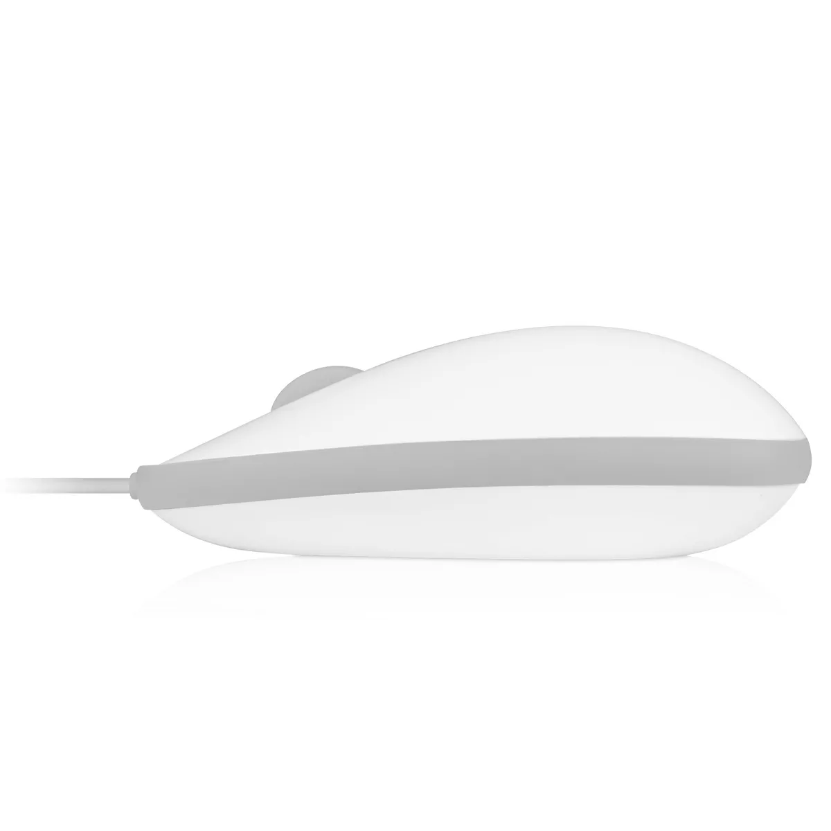 Macally Wired USB-A Optical Mouse With Smooth Soft Keys and Scroll Wheel
