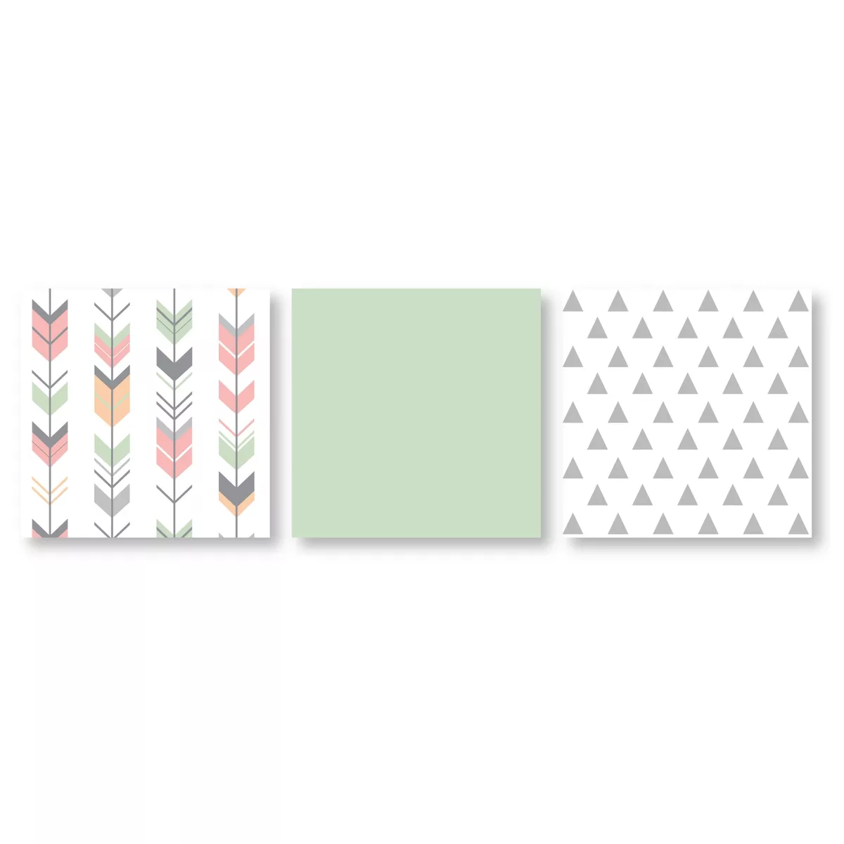 Coral & Mint Mod Arrow Comforter Set (Full/Queen) - Sweet Jojo Designs