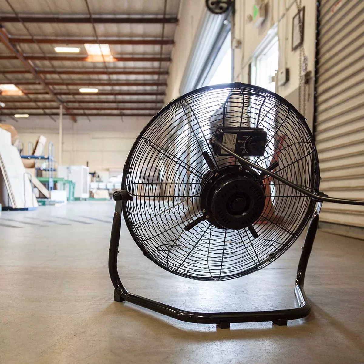 NewAir 18” High Velocity Portable Floor Fan with 3 Fan Speeds and Long-Lasting Ball Bearing Motor
