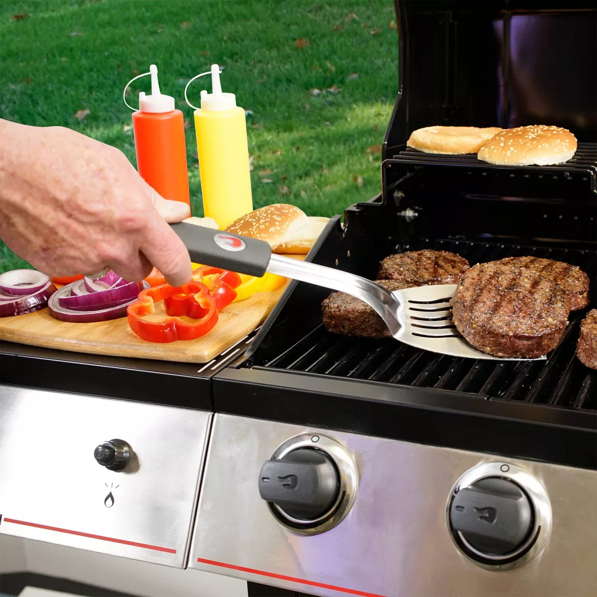Char-Broil Stainless Steel Spatula with Cool Touch Handle
