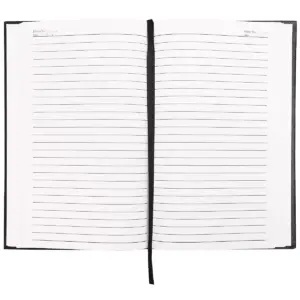 Paper Junkie Professional Stone Paper Notebook, Black Hardcover with Leather Feel, 5.25 x 8.5 inches