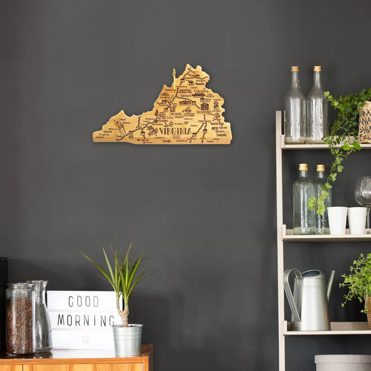 Totally Bamboo Destination Virginia Serving and Cutting Board