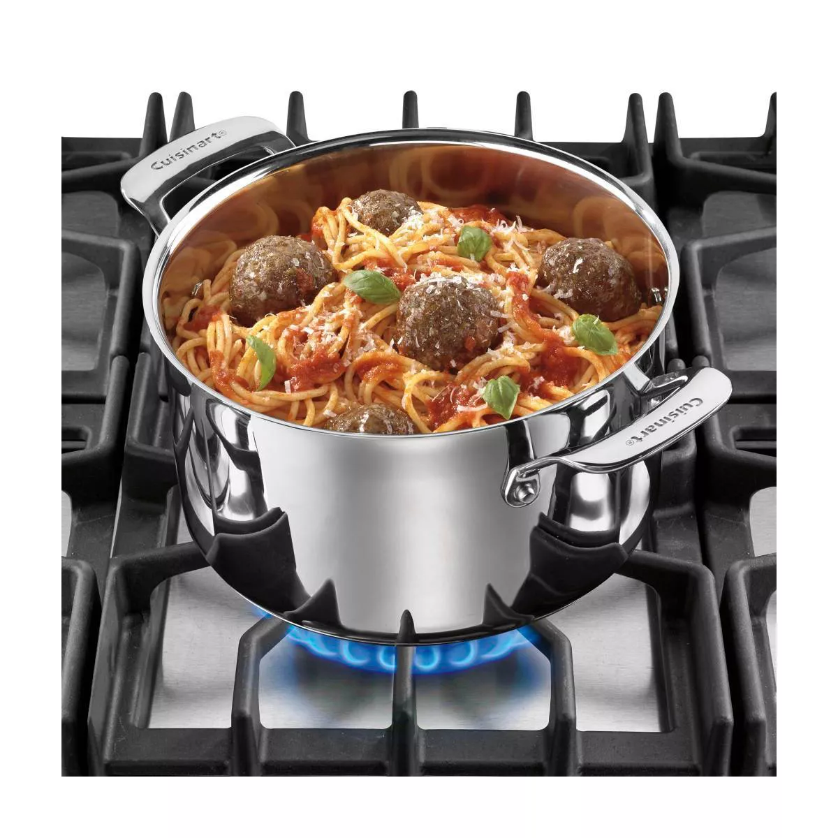 Cuisinart 5.75qt Stainless Steel Pasta Pot with Straining Cover - 83665S-22
