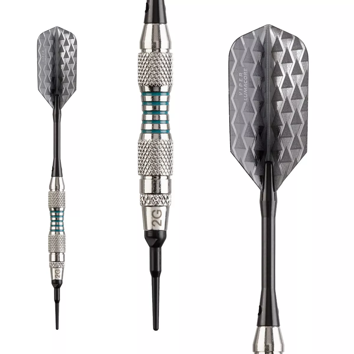Viper Bobcat 18 Grams Adjustable Soft Tip Darts Rings - Green