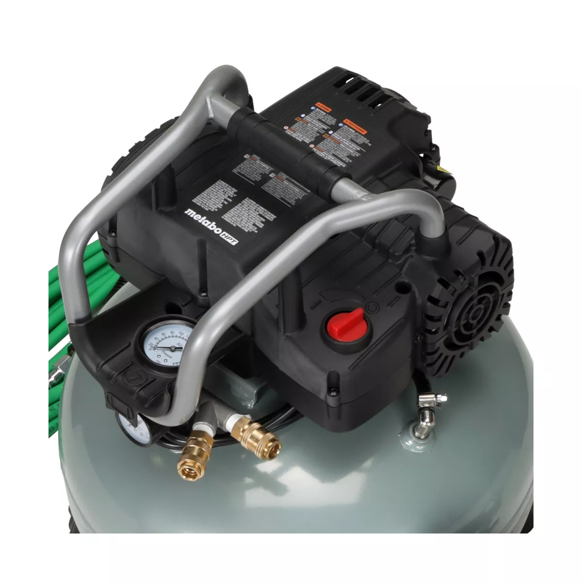 Metabo HPT EC710SM 1 HP 6 Gallon Oil-Free Pancake Air Compressor