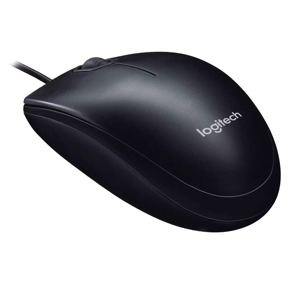 Logitech M100 Wired Mouse - Black (910-001601)