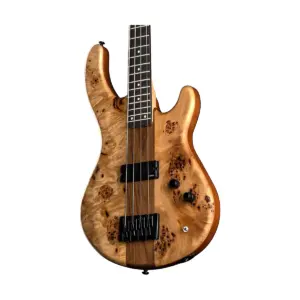 Dean Edge Pro Select Burled Poplar Electric Bass Satin Natural
