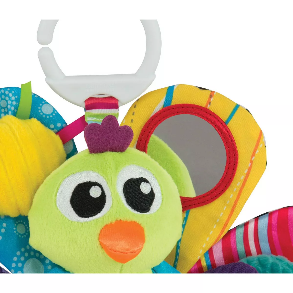 Lamaze Clip & Go Jacques the Peacock Sensory Development Baby Toy
