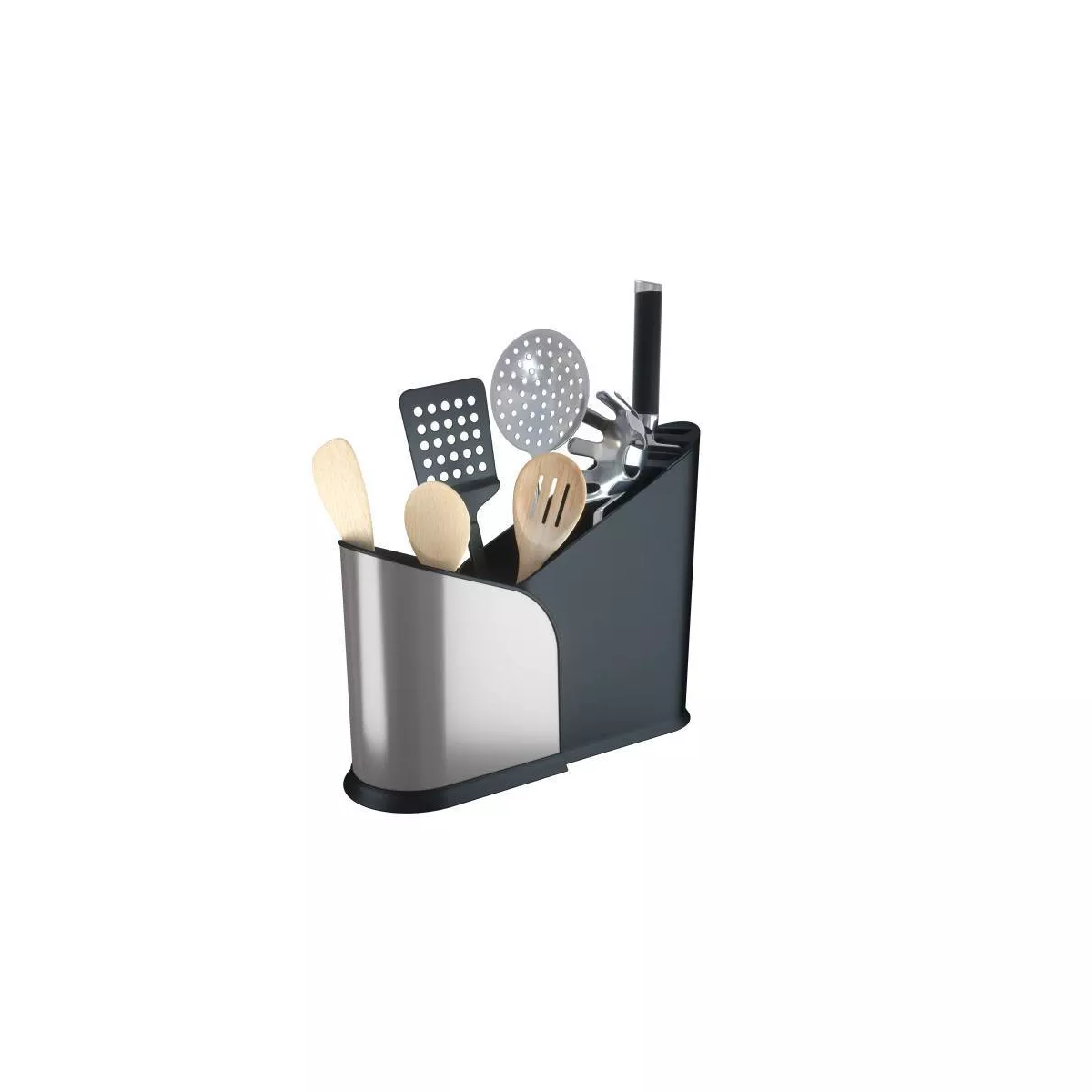 Plastic Furlo Expanding Utensil Holder Black - Umbra