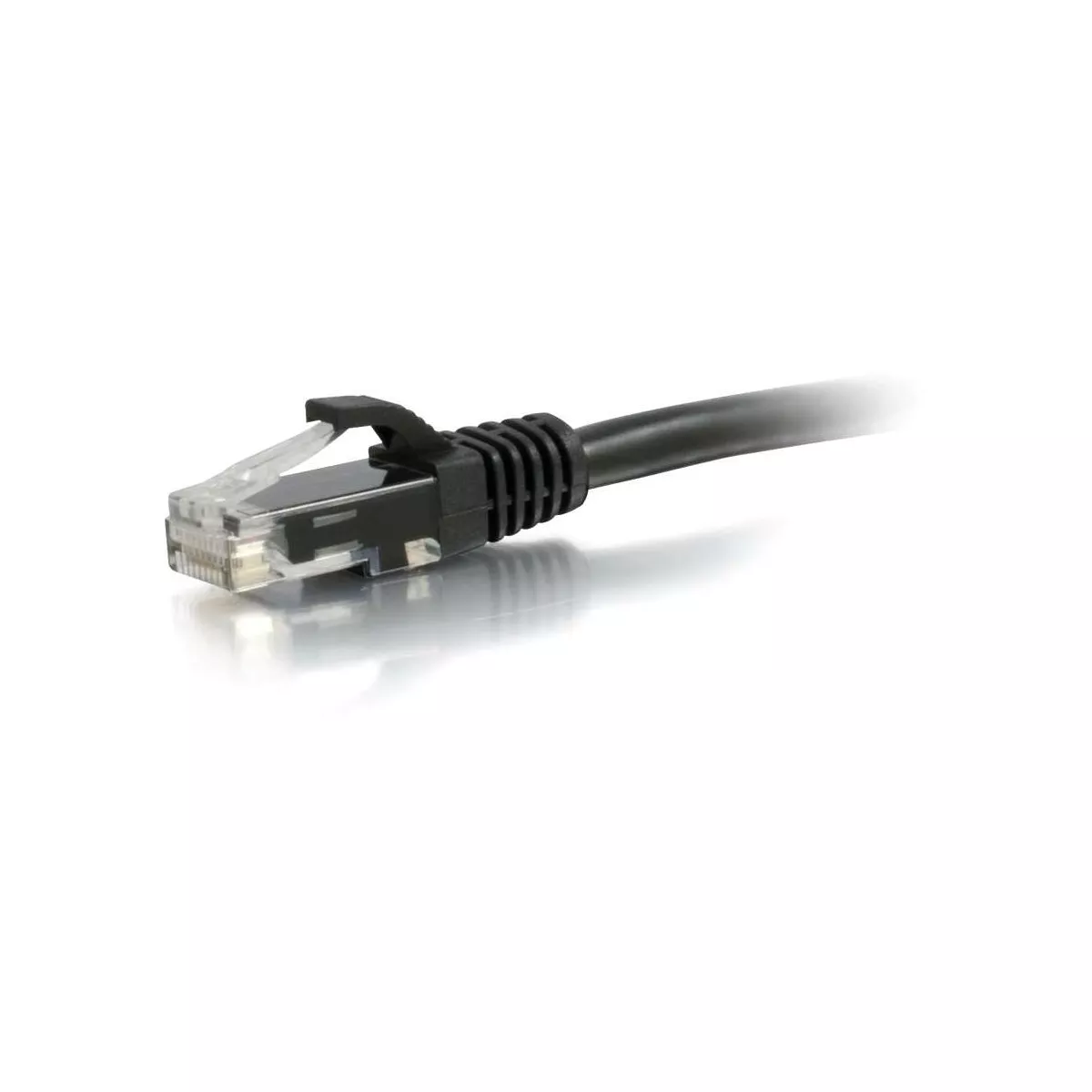 C2G 25ft Cat6 Snagless Unshielded (UTP) Network Patch Ethernet Cable -Black - Category 6 for Network Device - RJ-45 Male - RJ-45 Male - 25ft - Black