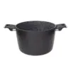 Tognana Sphera Black Aluminum 9.5 Inch Round Pot