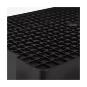 IRIS USA 21 Quart Heavy Duty Secure Latching Totes with Reinforced Lids and Built In Handles for Home Storage Organization, Black (4 Pack)