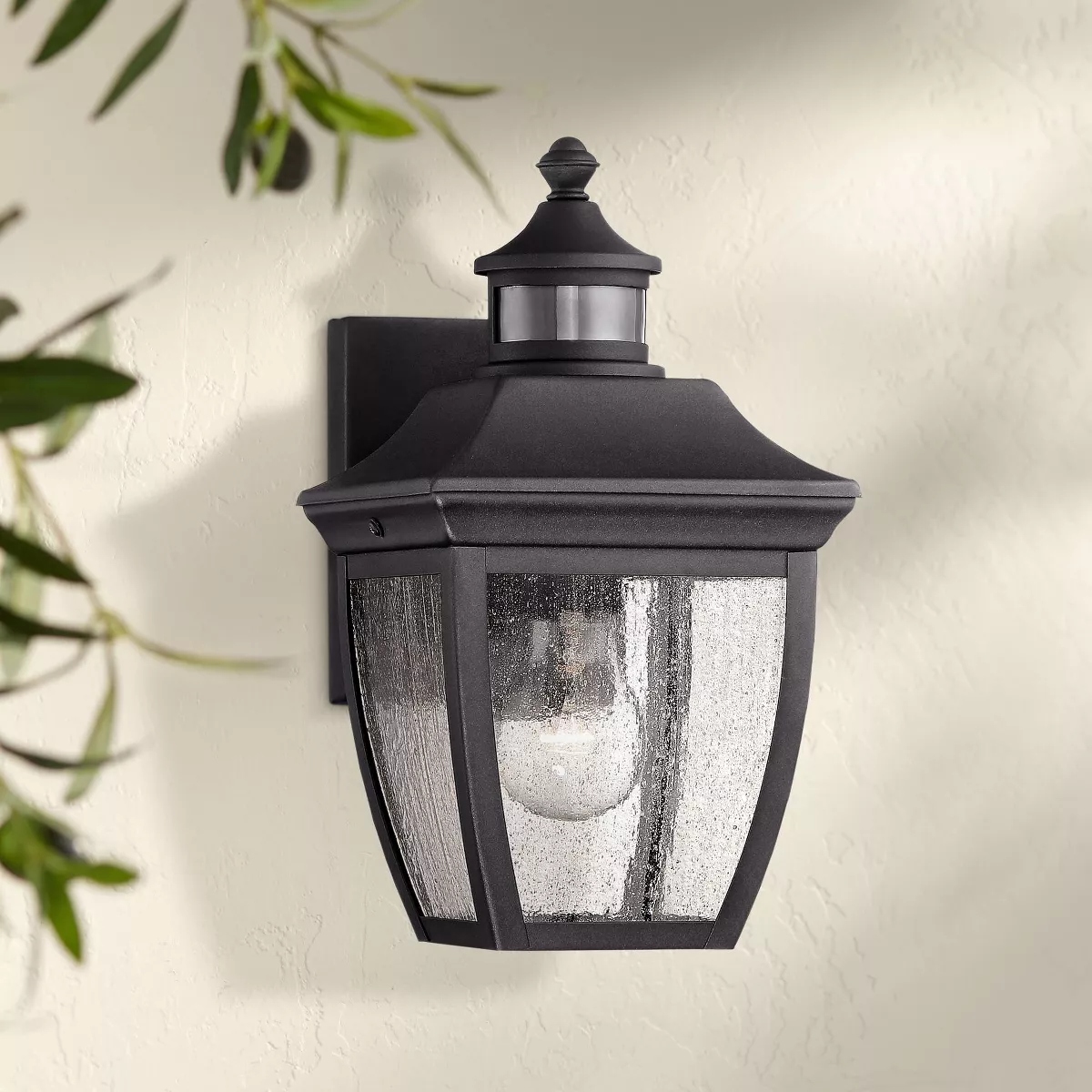 John Timberland Outdoor Wall Light Fixture Black 12