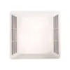 Broan 679 Bathroom Bath Ceiling Exhaust Ventilation Fan Vent and Light, White