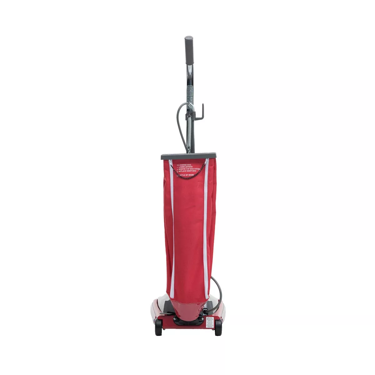 Sanitaire SC688B TRADITION 5 Amp 840-Watt Upright Bagged Vacuum - Red/Gray