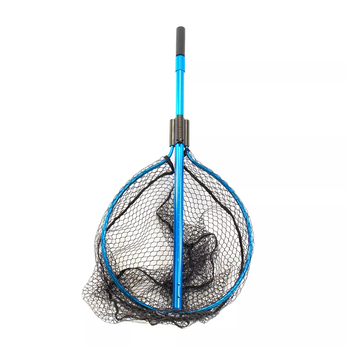 CLAM 15737 Fortis Walleye Fishing Angling Landing Net with 110 Inch Telescoping Handle, Conservation Focused Design, and Rubberized Coating