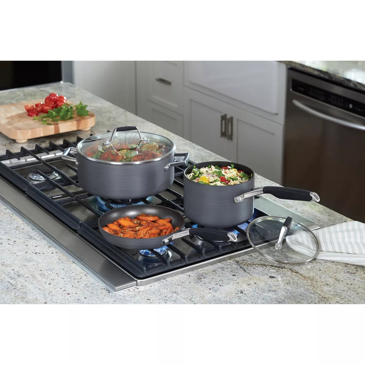 Select by Calphalon 8pc Hard-Anodized Non-Stick Cookware Set