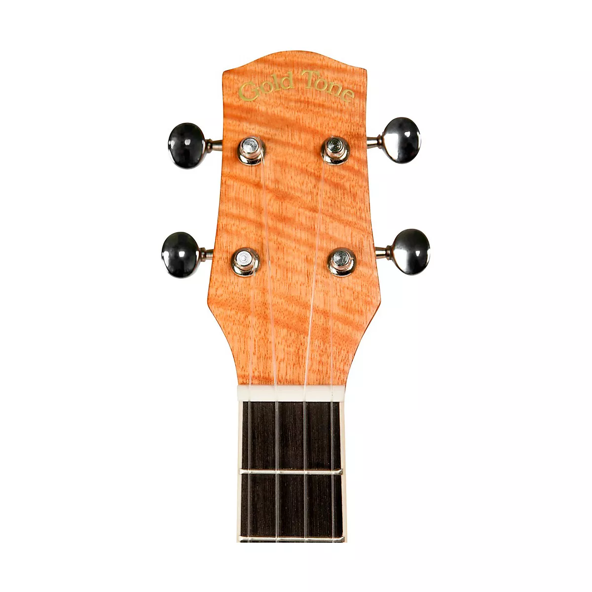 Gold Tone Concert-Scale Curly Maple Resonator Ukulele with Gig Bag Natural