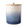 Ceramic Large Ombre Canister with Wood Lid Blue - Thirstystone