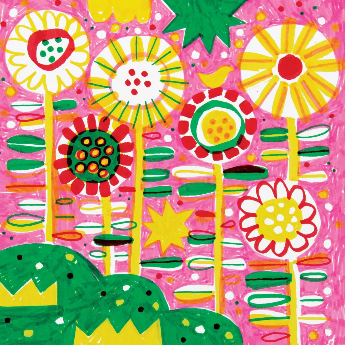 10ct Washable Markers Broad Tip Classic Colors - Mondo Llama™