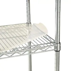 Alera Shelf Liners For Wire Shelving, Clear Plastic, 48w x 24d, 4/Pack SW59SL4824