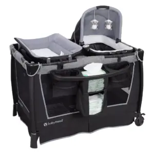 Baby Trend Retreat Twins Nursery Center - Quarry