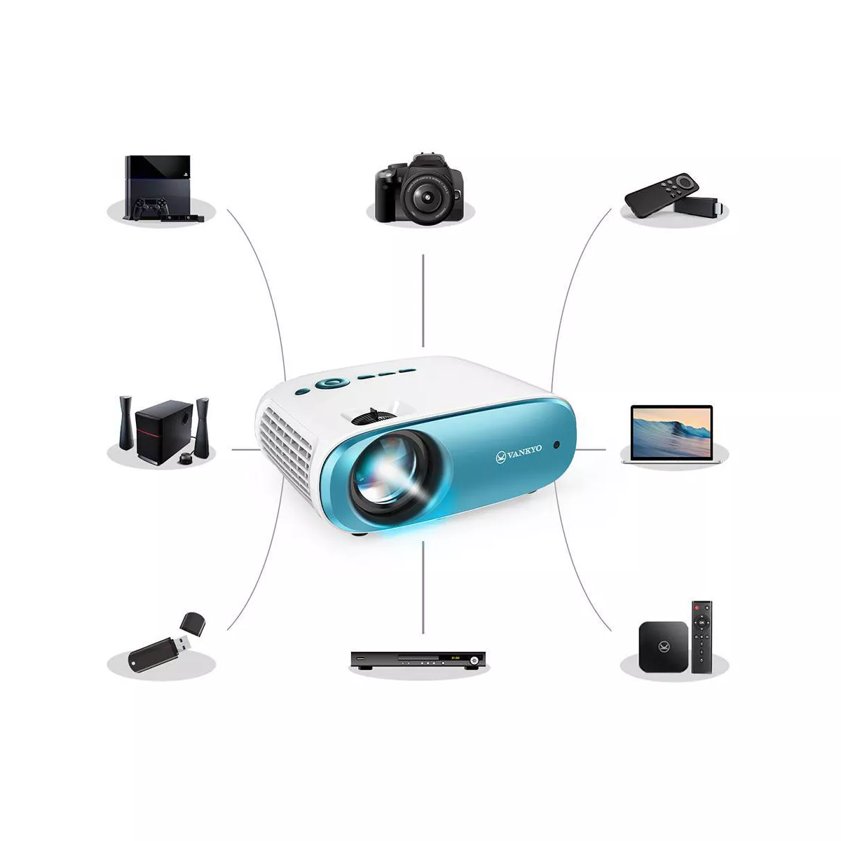 VANKYO Cinemango C100T 720P Projector