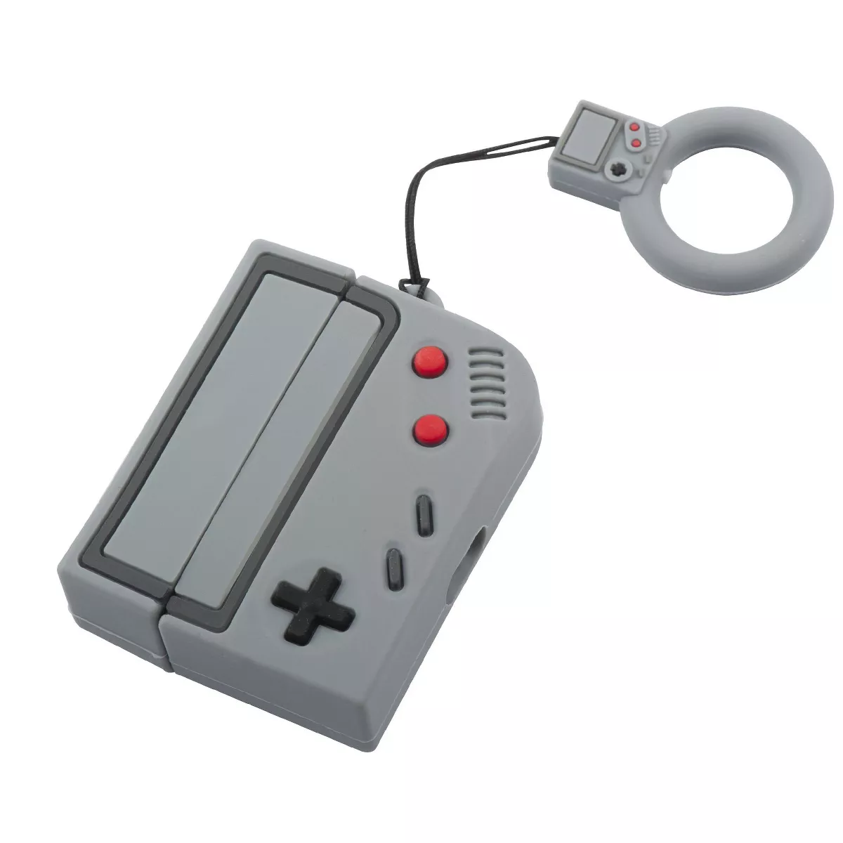 Insten Cute 3D Silicone Case For AirPods Pro, Classic Game Console Cartoon Cover with Ring Strap
