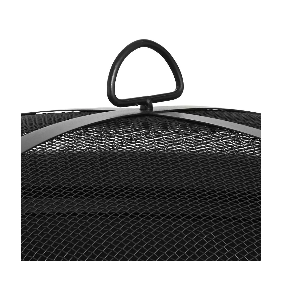 John Timberland Black Iron Outdoor Fire Pit Round 30