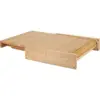 Rev-A-Shelf 4TT-2133-1 31.75 Inch Wood Pull Out Tambour Table Kitchen Counter Extension with Slide for 24 Inch Drawers, Natural Maple